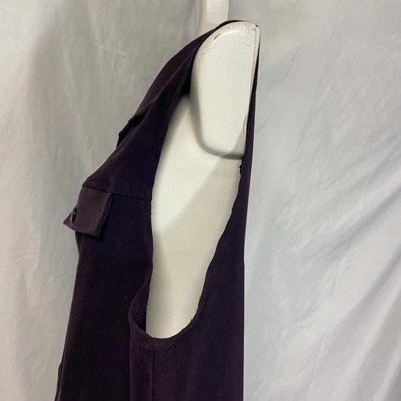 LA Los Angeles Gal Vest Purple /Royal Violet Tailored Fit Size 14 - Picture 6 of 7